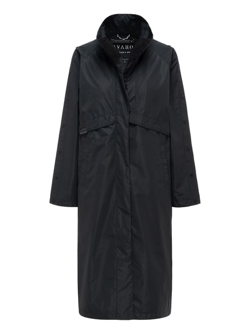 Navahoo women’s transitional parka jacket Zenblüte with stand-up collar - Image 1