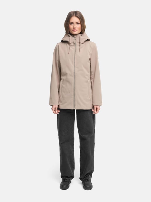 Marikoo dames softshell tussenjas Minaa met capuchon - Image 5
