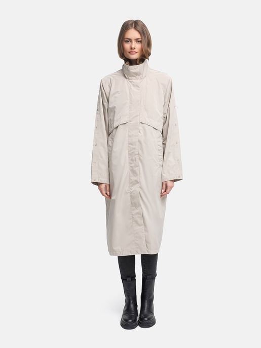 Navahoo women’s transitional parka jacket Zenblüte with stand-up collar - Image 5