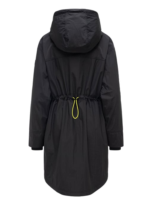 Marikoo women’s transitional coat Trüffelbonbon with hood - Image 3