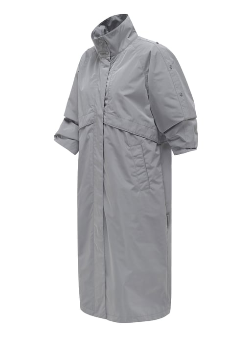 Navahoo women’s transitional parka jacket Zenblüte with stand-up collar - Image 2