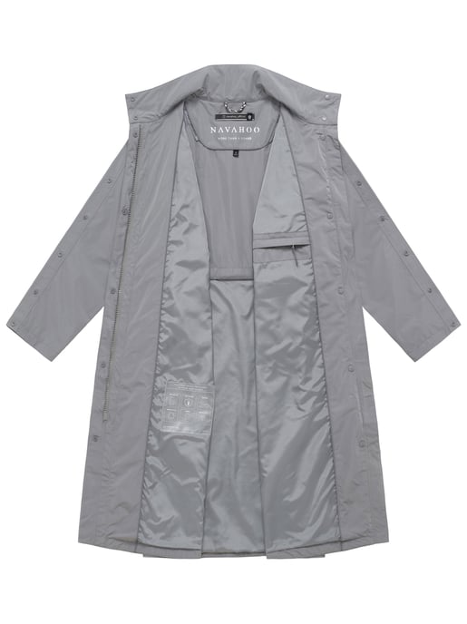 Navahoo women’s transitional parka jacket Zenblüte with stand-up collar - Image 4