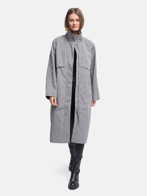 Navahoo women’s transitional parka jacket Zenblüte with stand-up collar - Image 6