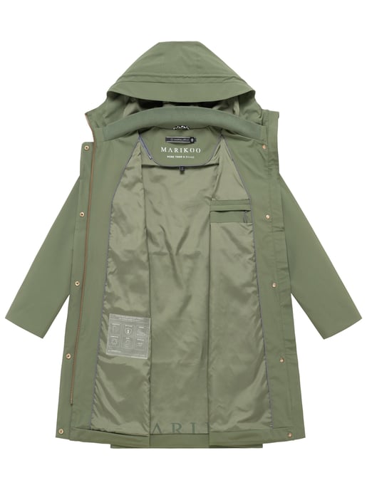 Marikoo dames parka Zilanda met capuchon - Image 4