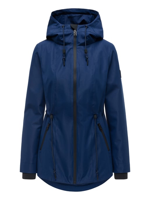 Navahoo women’s transitional jacket Blumentanz with hood - Image 1