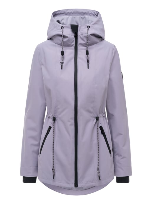Navahoo women’s transitional jacket Blumentanz with hood - Image 1