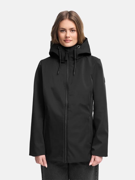 Marikoo dames softshell tussenjas Minaa met capuchon - Image 5