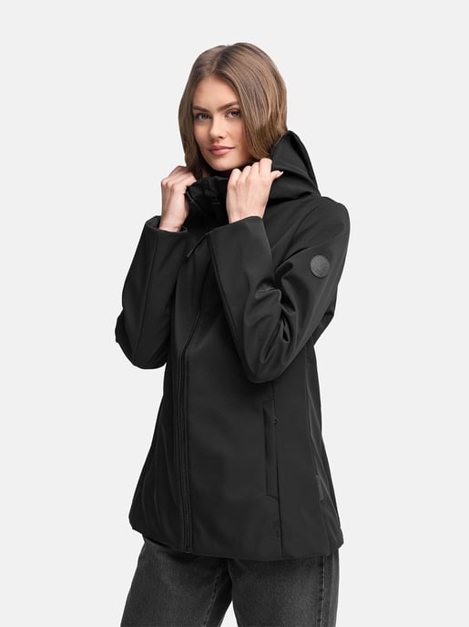 Marikoo dames softshell tussenjas Minaa met capuchon - Image 6