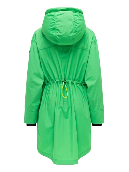 Marikoo women’s transitional coat Trüffelbonbon with hood - Image 3