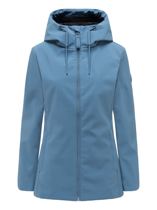 Marikoo women’s softshell transitional jacket Minaa with hood - Image 1