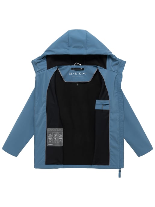 Marikoo dames softshell tussenjas Minaa met capuchon - Image 4