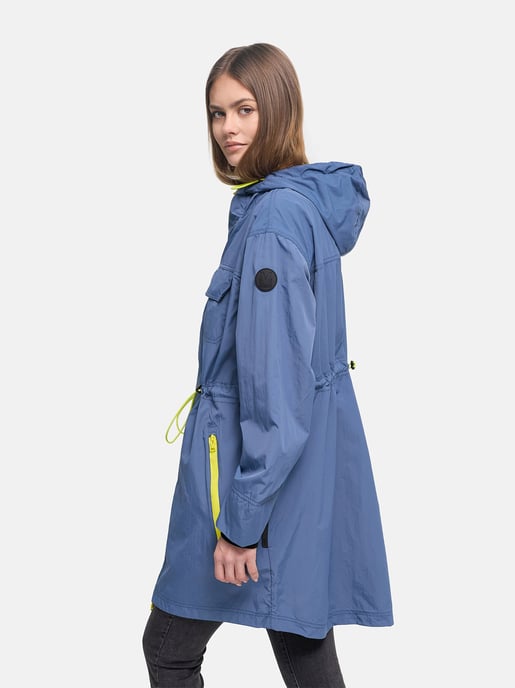 Marikoo women’s transitional coat Trüffelbonbon with hood - Image 6