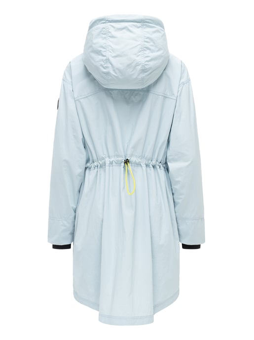Marikoo women’s transitional coat Trüffelbonbon with hood - Image 3