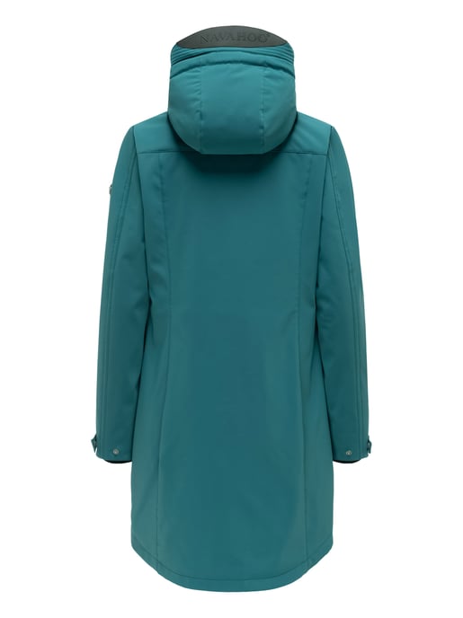 Navahoo dames softshell tussenjas Morgennebel met capuchon - Image 3