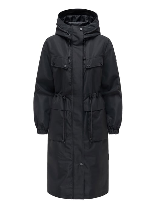 Navahoo dames parka tussenjas Kirschwind met capuchon - Image 2