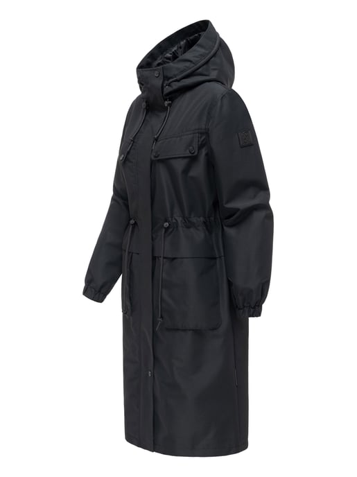Navahoo dames parka tussenjas Kirschwind met capuchon - Image 3