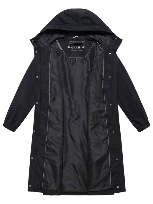 Navahoo dames parka tussenjas Kirschwind met capuchon - Image 5