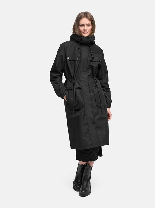 Navahoo dames parka tussenjas Kirschwind met capuchon - Image 6