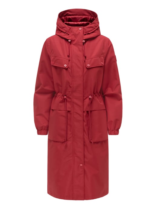 Navahoo dames parka tussenjas Kirschwind met capuchon - Image 2