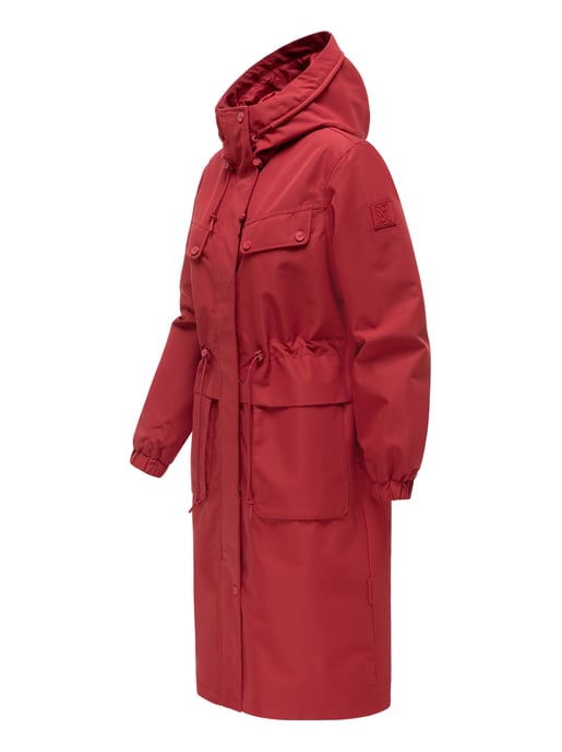 Navahoo dames parka tussenjas Kirschwind met capuchon - Image 3