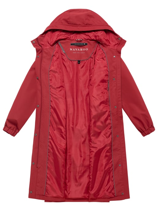 Navahoo dames parka tussenjas Kirschwind met capuchon - Image 5