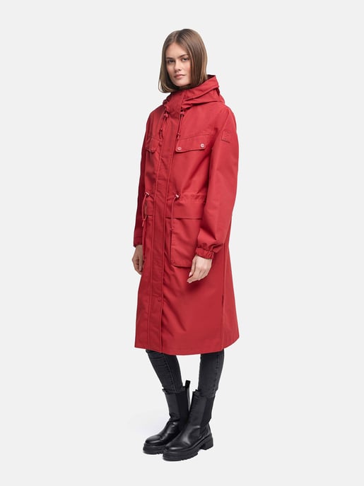 Navahoo dames parka tussenjas Kirschwind met capuchon - Image 6