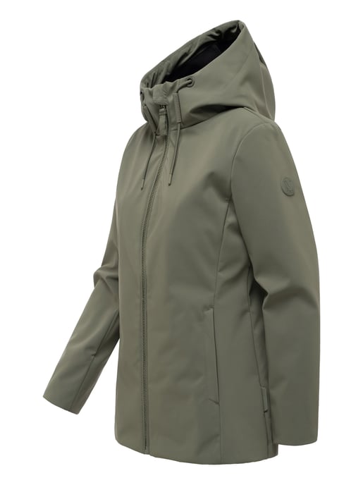 Marikoo dames softshell tussenjas Minaa met capuchon - Image 2