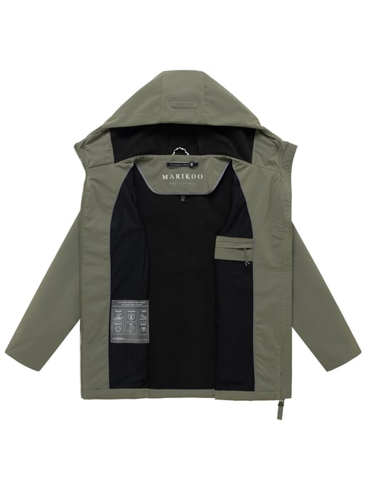 Marikoo dames softshell tussenjas Minaa met capuchon - Image 4