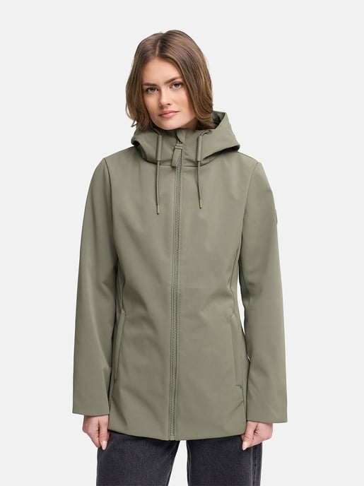 Marikoo dames softshell tussenjas Minaa met capuchon - Image 5