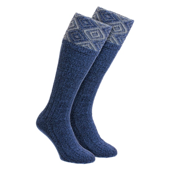 Mens Long Shooting Wool Socks Warm Country for Walking & Hunting - Image 1