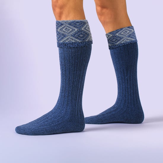 Mens Long Shooting Wool Socks Warm Country for Walking & Hunting - Image 3