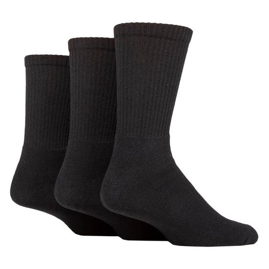 3-Pack Heren Effen Crew Sport Sokken - Zachte Katoenen Everyday Atletiek Sokken - Image 1