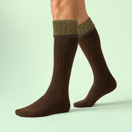 Herrskjuthälsullsockor Varma Släta Tår för Vandring och Utomhussporter - Image 3
