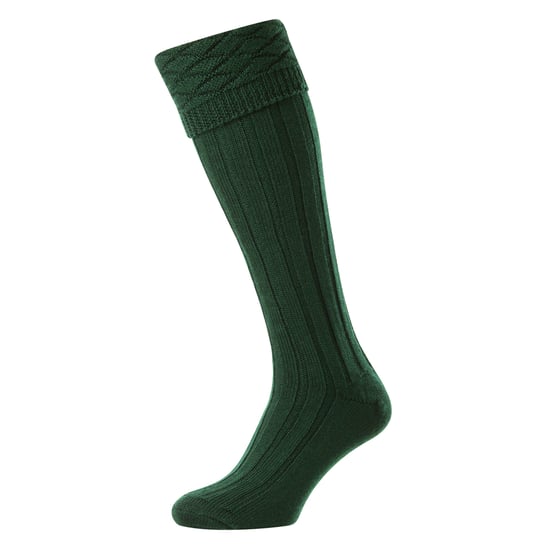 Herr Premium Ull Kiltstrumpor Knähöga Diamantmönster Vikkrage - Image 2