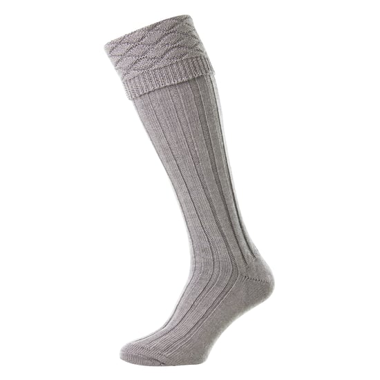 Herr Premium Ull Kilt-strumpor Knähöga Diamantmönster Viktop - Image 2
