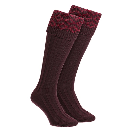 Herr Merinoull Skottsockar Landsmönster för Utomhusbruk - Image 1