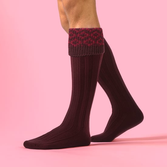 Herr Merinoull Skottsockar Landsmönster för Utomhusbruk - Image 3