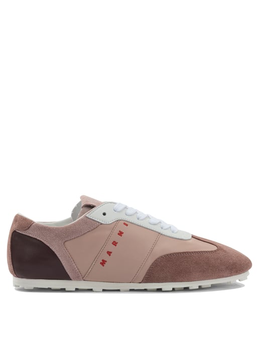Läder Sneakers Med Logotyp - Image 1