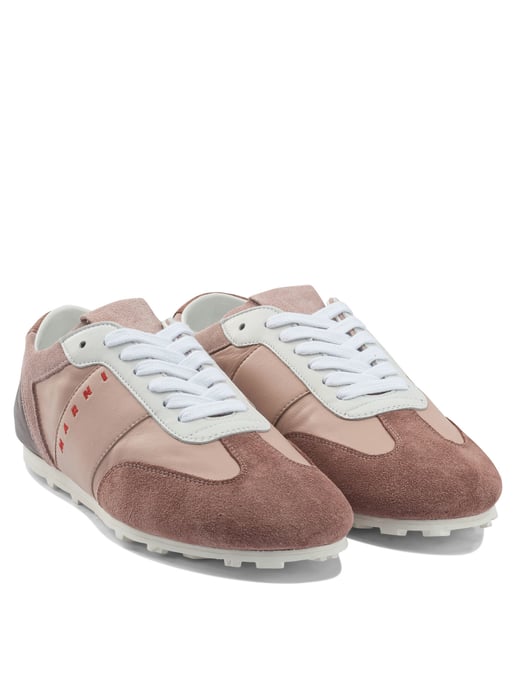 Läder Sneakers Med Logotyp - Image 2