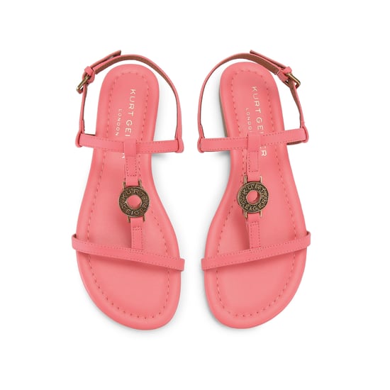 Kurt Geiger London Leather Bromley Flat Sandal Sandals - Image 2