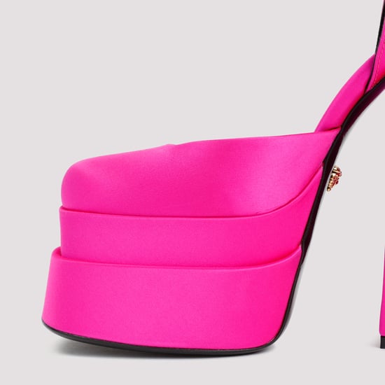 Fuchsia Satijnen Medusa Aevitas Pumps - Image 5