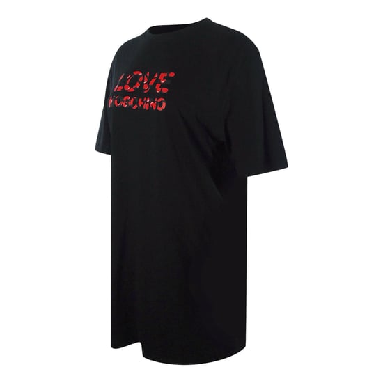 Love Moschino Bubble Logo Zwart T-shirt - Image 3
