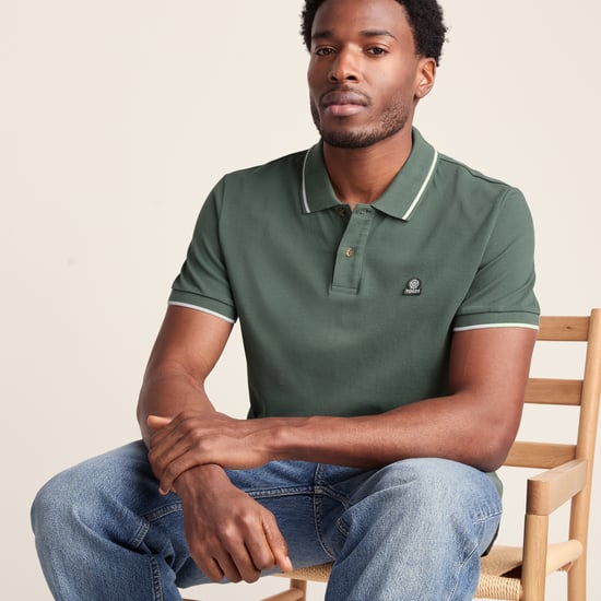 Binsoe Mens 100% Cotton Supersoft Polo Shirt Shirt - Light Forest - Image 4