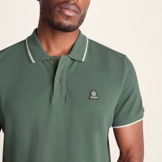 Binsoe Mens 100% Cotton Supersoft Polo Shirt Shirt - Light Forest - Image 6