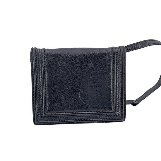 Vintage leren schoudertas van Yves Saint Laurent - Image 3