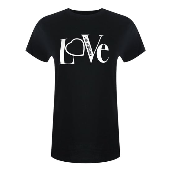 Love Moschino Love Logo Zwart T-shirt - Image 1