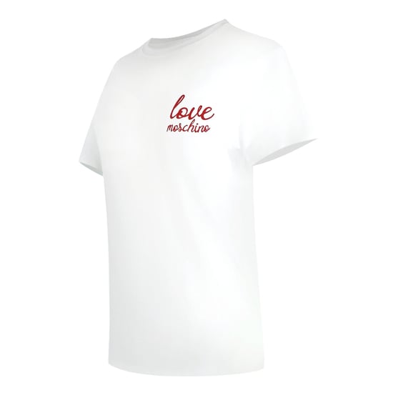 Love Moschino Small Logo White T-shirt - Image 3