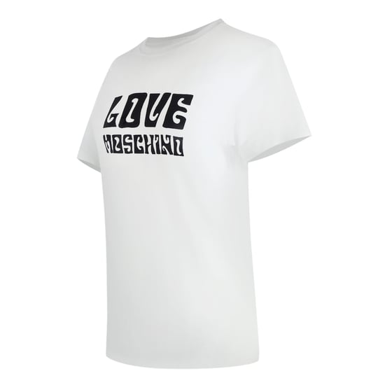 Love Moschino T-shirt Met Opvallend Logo In Wit - Image 3