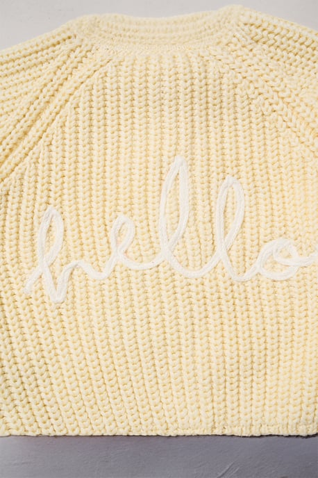Hello Knitted Cardigan - Image 4