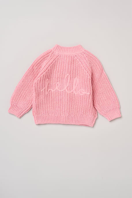 Hello Knitted Cardigan - Image 3